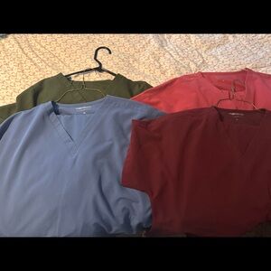 Scrub Lot (4 sets- tops with jogger pants)